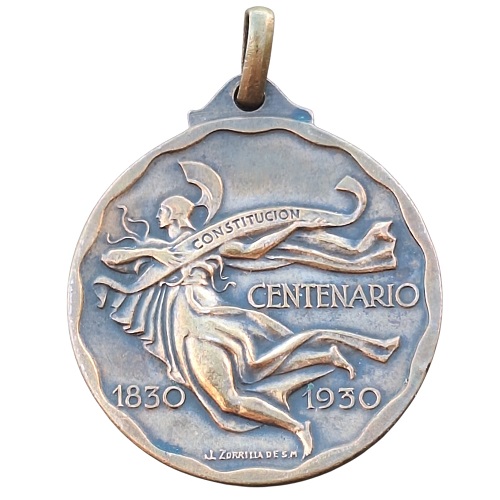 Medalla cobre CENTENARIO 1830-1930 Uruguay