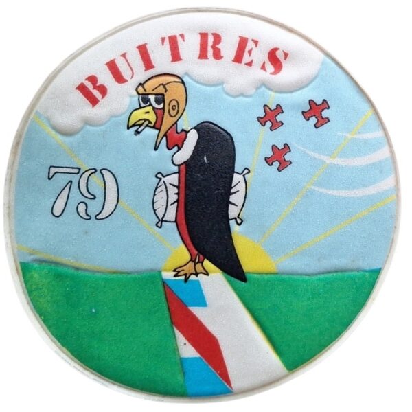 Insignia militar TANDA BUITRES 1979 Fuerza Aérea Uruguaya