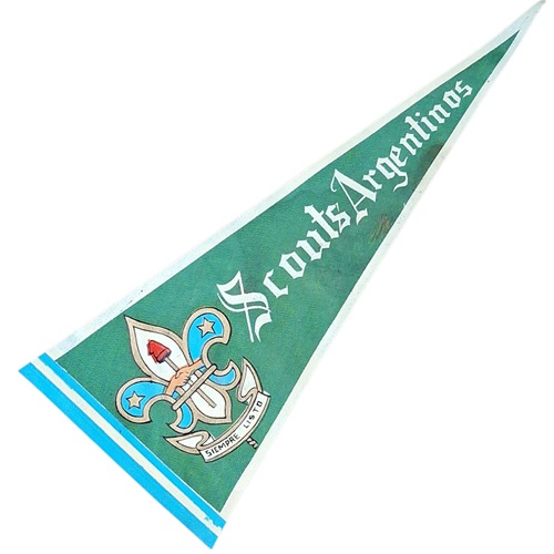 Banderín scout SCOUTS ARGENTINOS