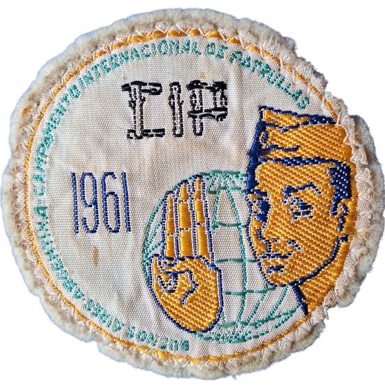 Insignia scout CAMPAMENTO INTERNACIONAL PATRULLAS 1961