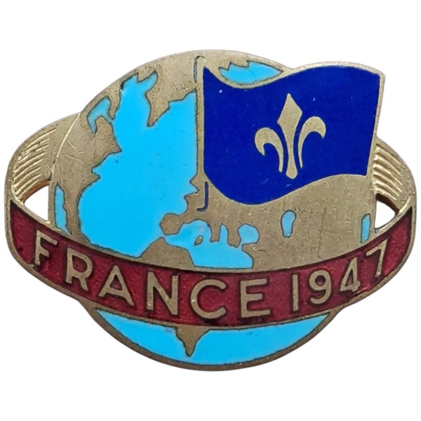Pin scout JAMBOREE MUNDIAL 1947 Francia