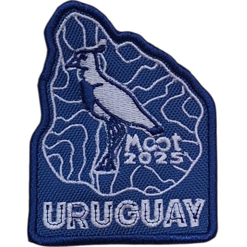 Insignia scout DELEGACIÓN URUGUAYA Moot 2025