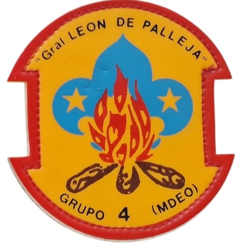 Insignia scout Escudo Grupo Scout LEÓN DE PALLEJA Uruguay