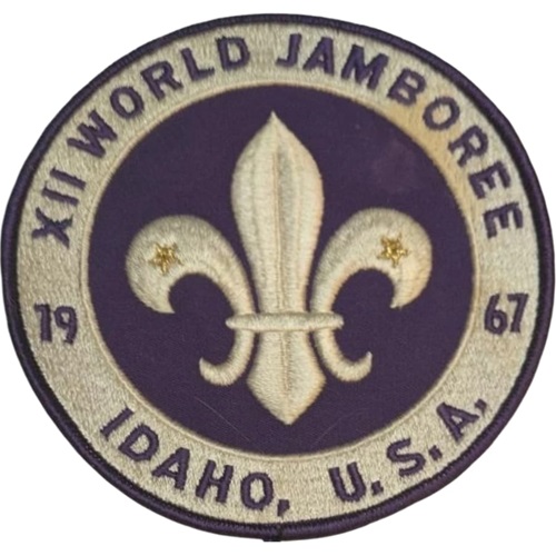 Insignia scout gigante 13 cm JAMBOREE IDAHO 1967