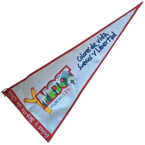Banderín scout MOOT POLINCAY Chile 2004