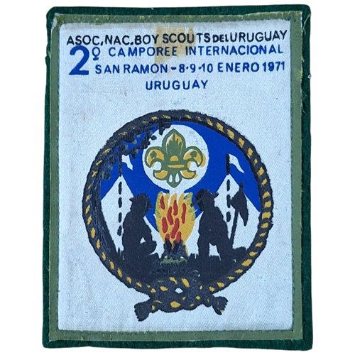 Insignia scout 2° CAMPOREE INTERNACIONAL Uruguay 1971