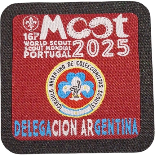 Insignia scout DELEGACIÓN ARGENTINA Moot 2025