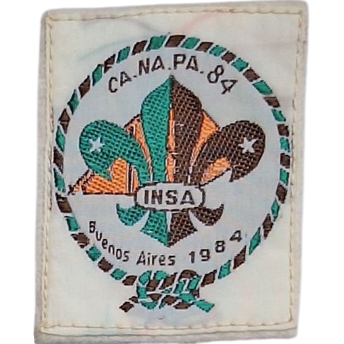 Insignia scout CANAPA INSA Argentina 1984