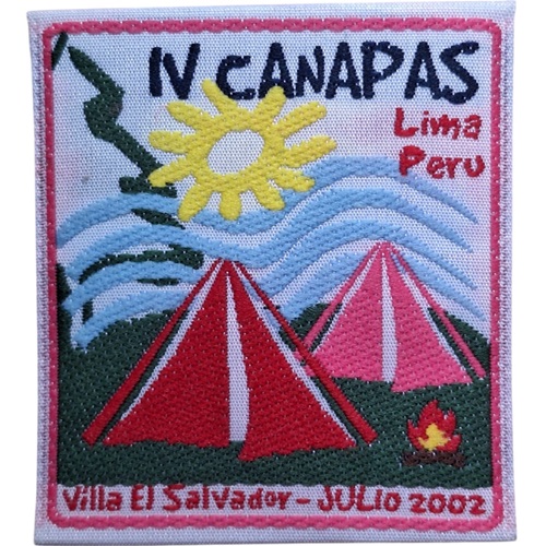 Insignia scout CANAPA Perú 2002