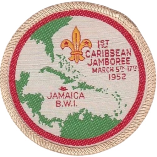 Insignia scout JAMBOREE CARIBE Jamaica 1952