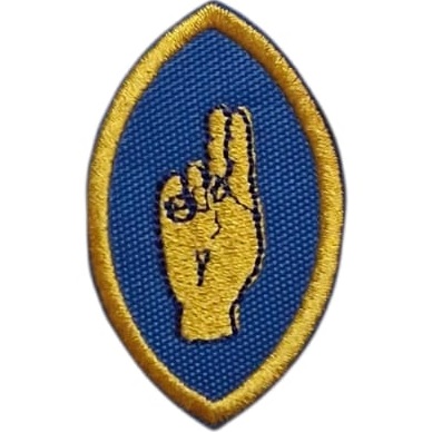 Insignia scout Promesa HADITAS Chile ANBSCH