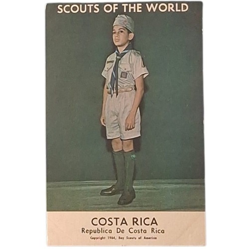 Postal 1964 Costa Rica SCOUTS OF THE WORLD