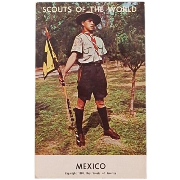 Postal 1968 México SCOUTS OF THE WORLD