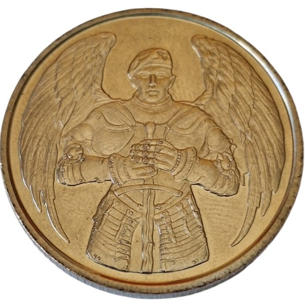 Moneda 10 grivnas 2021 Ucrania Fuerzas Asalto Aéreo