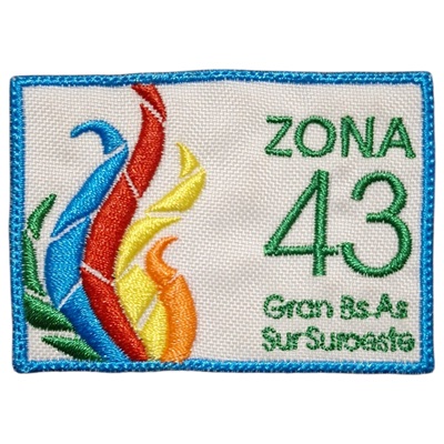 Insignia scout ZONA 43 Scouts de Argentina