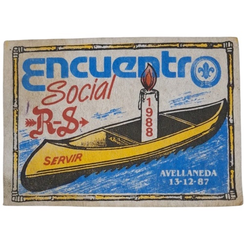 Insignia scout ENCUENTRO SOCIAL Rovers Argentina 1987