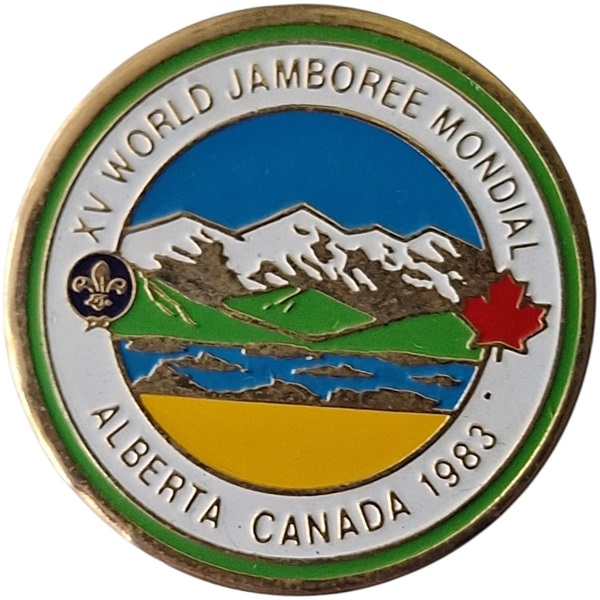 Pin scout JAMBOREE MUNDIAL 1983 Canadá