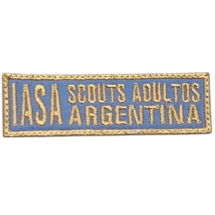 Insignia scout Cinta INSTITUCIÓN ARGENTINA SCOUTS ADULTOS