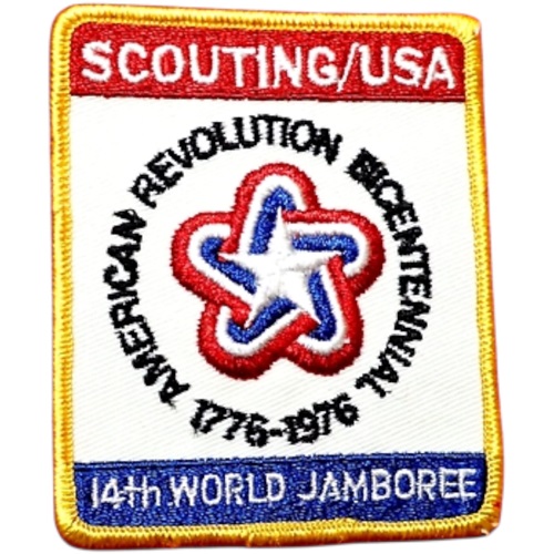 Insignia scout DELEGACIÓN ESTADOS UNIDOS al Jamboree 1975