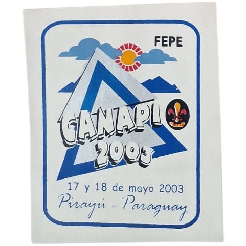 Insignia scout CANAPI Paraguay FEPE 2003