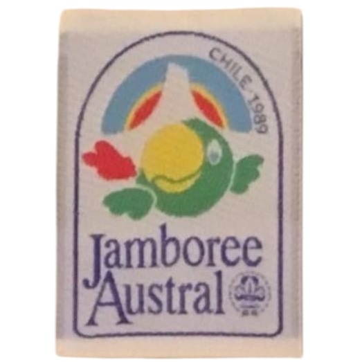 Insignia scout JAMBOREE PANAMERICANO Chile 1989