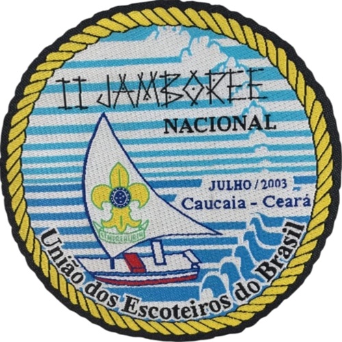 Insignia scout JAMBOREE 2003 Caucaia Brasil