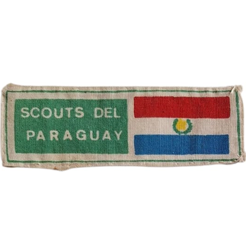 Insignia scout Cinta ASOCIACIÓN SCOUT DEL PARAGUAY (antigua)