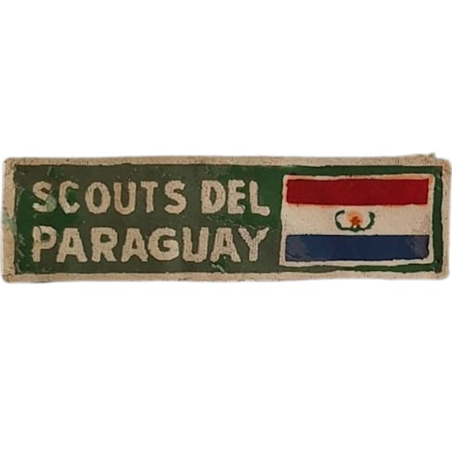 Insignia scout Cinta ASOCIACIÓN SCOUT DEL PARAGUAY (antigua)