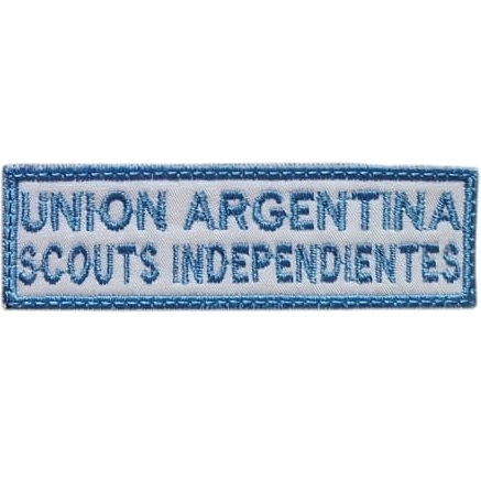 Insignia scout Cinta UNIÓN ARGENTINA SCOUTS INDEPENDIENTES