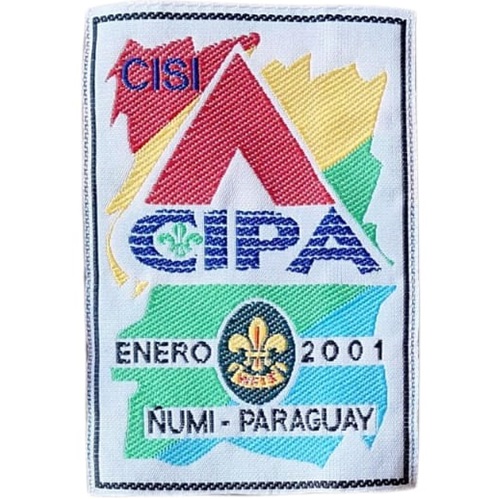 Insignia scout Campamento Internacional de Patrullas 2001 CISI Paraguay