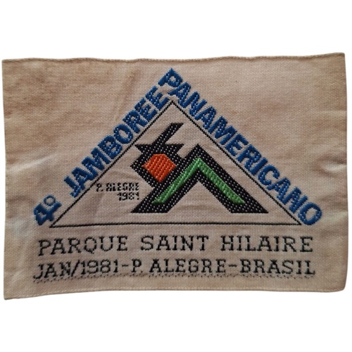 Insignia scout JAMBOREE PANAMERICANO Brasil 1981