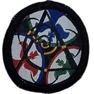 Insignia scout 2° etapa Tsuris GUÍAS Y SCOUTS DE COSTA RICA