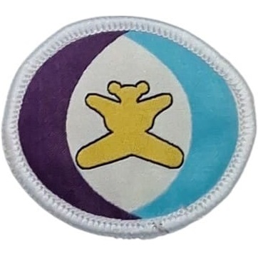 Insignia scout 3° etapa Tsuris GUÍAS Y SCOUTS DE COSTA RICA