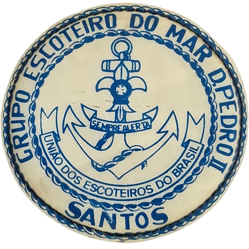 Insignia scout Escudo Grupo Scout Naval PEDRO II Brasil
