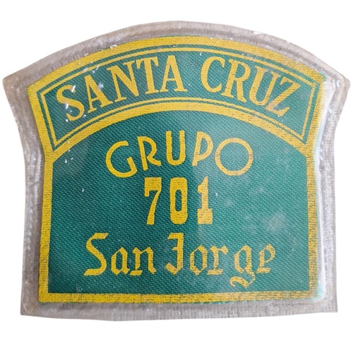 Insignia scout Escudo Grupo 701 SAN JORGE Bolivia