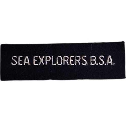 Insignia scout SEA EXPLORERS BSA Estados Unidos 50s