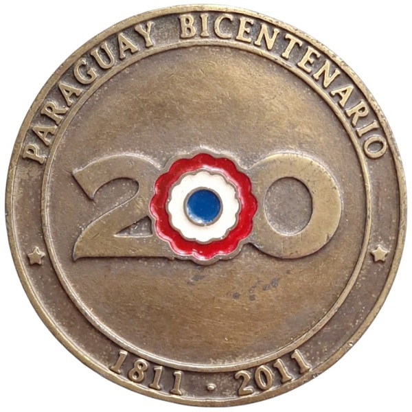 Medalla del Bicentenario del Paraguay 1811 - 2011