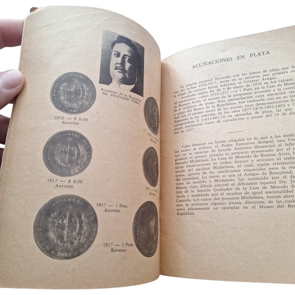 Librillo LA PATRIA A TRAVÉS DE LAS MONEDAS - Uruguay 1959 - Imagen 3