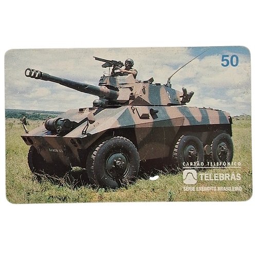 Tarjeta telefónica Blindado CASCAVEL Brasil 1996
